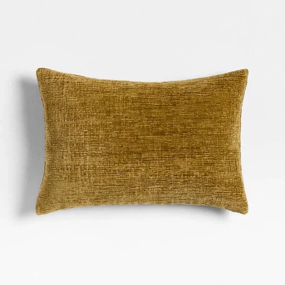 Discontinued Athena Calderone Crate and Barrel Aurea Chenille Throw Pillows x2 - Picture 1 of 6
